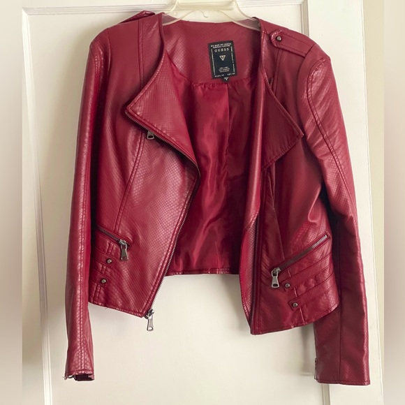 GUESS leather jacket - Picture 1 of 4